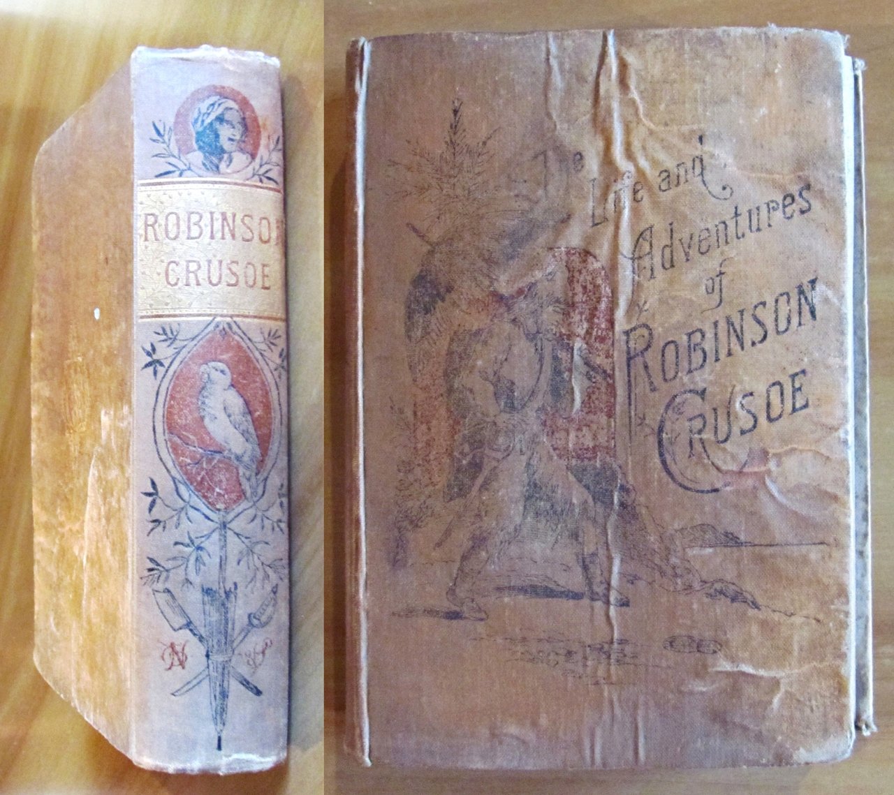 THE LIFE AND STRANGE SURPRIZING ADVENTURES OF ROBINSON CRUSOE, 1886