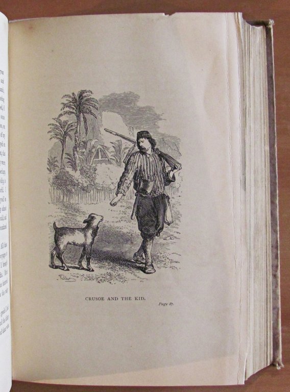 THE LIFE AND STRANGE SURPRIZING ADVENTURES OF ROBINSON CRUSOE, 1886