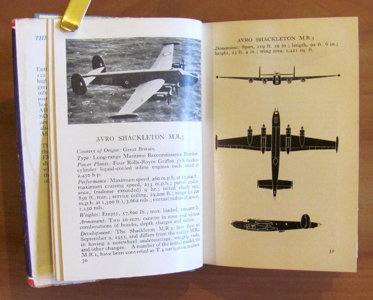 The Observer's Book of AIRCRAFT con 272 illustrazioni, I edizione …