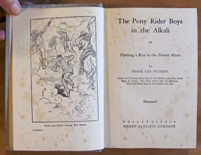THE PONY RIDER BOYS IN THE ALKALI or Finding a …