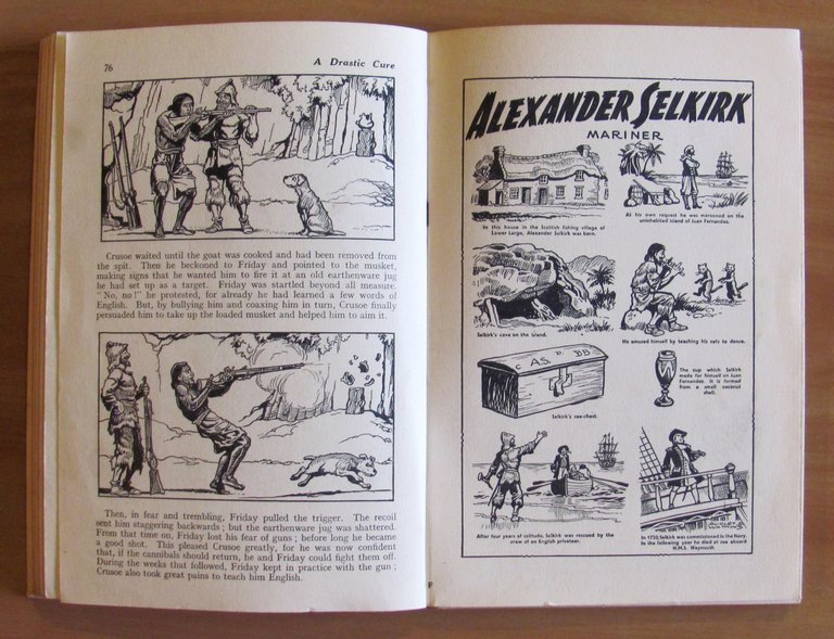 The Story of ROBINSON CRUSOE - Told in Pictures