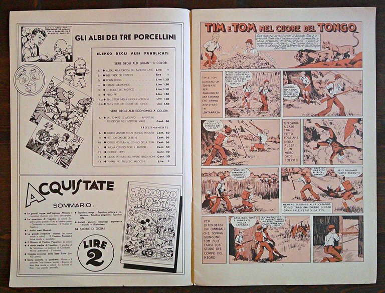 TIM E TOM NEL CUORE DEL TONGO - Gli Albi …