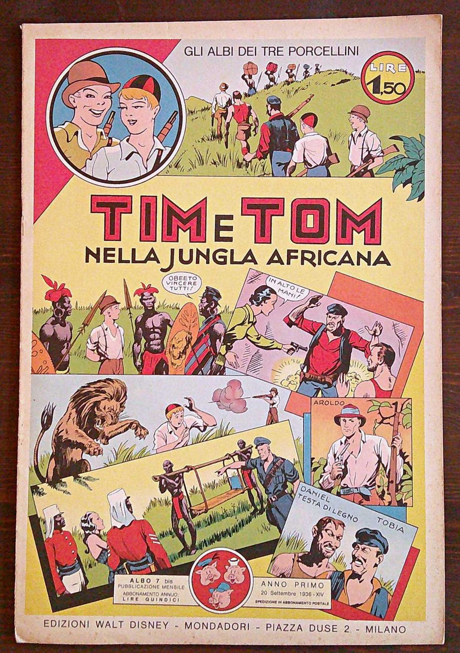 TIM E TOM NELLA JUNGLA AFRICANA - Gli Albi dei …