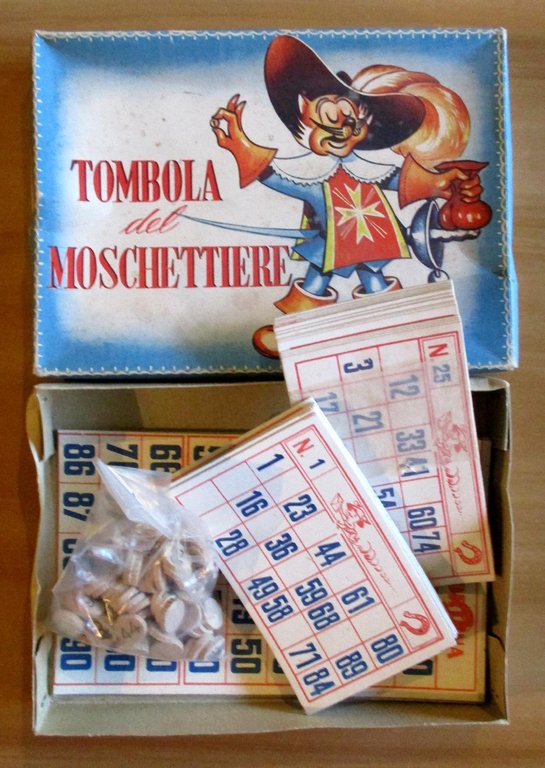 TOMBOLA del MOSCHETTIERE - Marca STELLA anni '50 - Completa … | Immagine Gallery 1