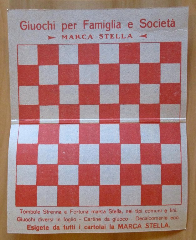 TOMBOLA del MOSCHETTIERE - Marca STELLA anni '50 - Completa …