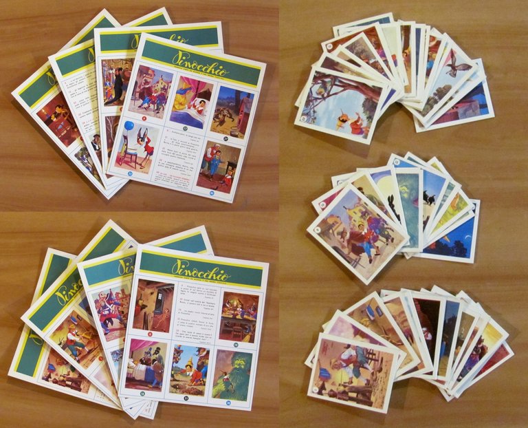 TOMBOLA di PINOCCHIO, 1978- COMPLETA con Libro - Mai Giocata …