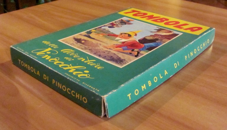 TOMBOLA di PINOCCHIO, 1978- COMPLETA con Libro - Mai Giocata …