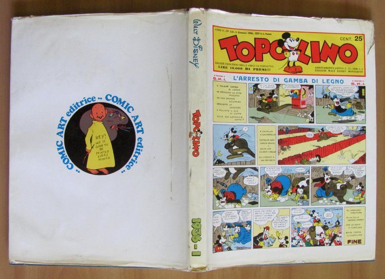 TOPOLINO 1936-1 - Grandi Ristampe Comic Art