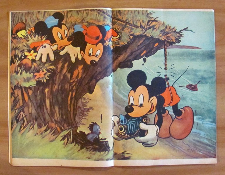 TOPOLINO E IL CERVELLO ELETTRONICO - Albo d'Oro N.28, 1953