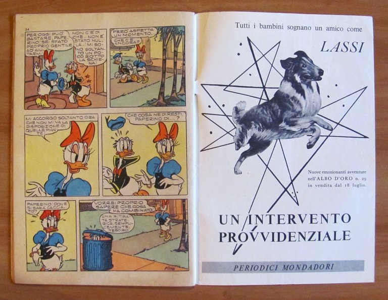TOPOLINO E IL CERVELLO ELETTRONICO - Albo d'Oro N.28, 1953
