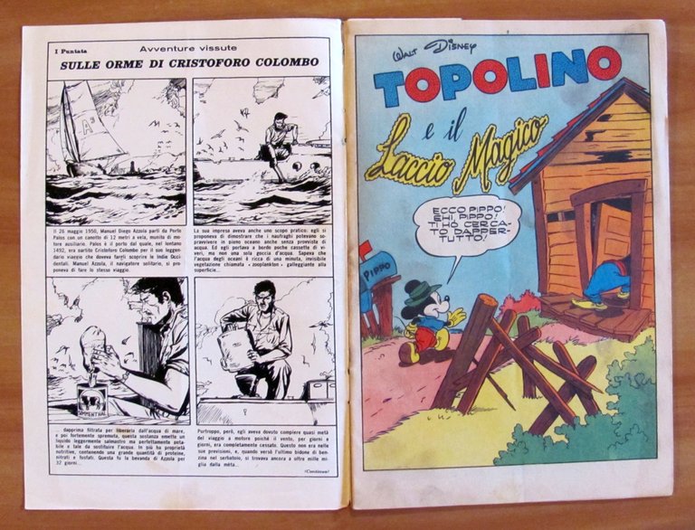 TOPOLINO E IL LACCIO MAGICO - Albo d'Oro N.18, 1955