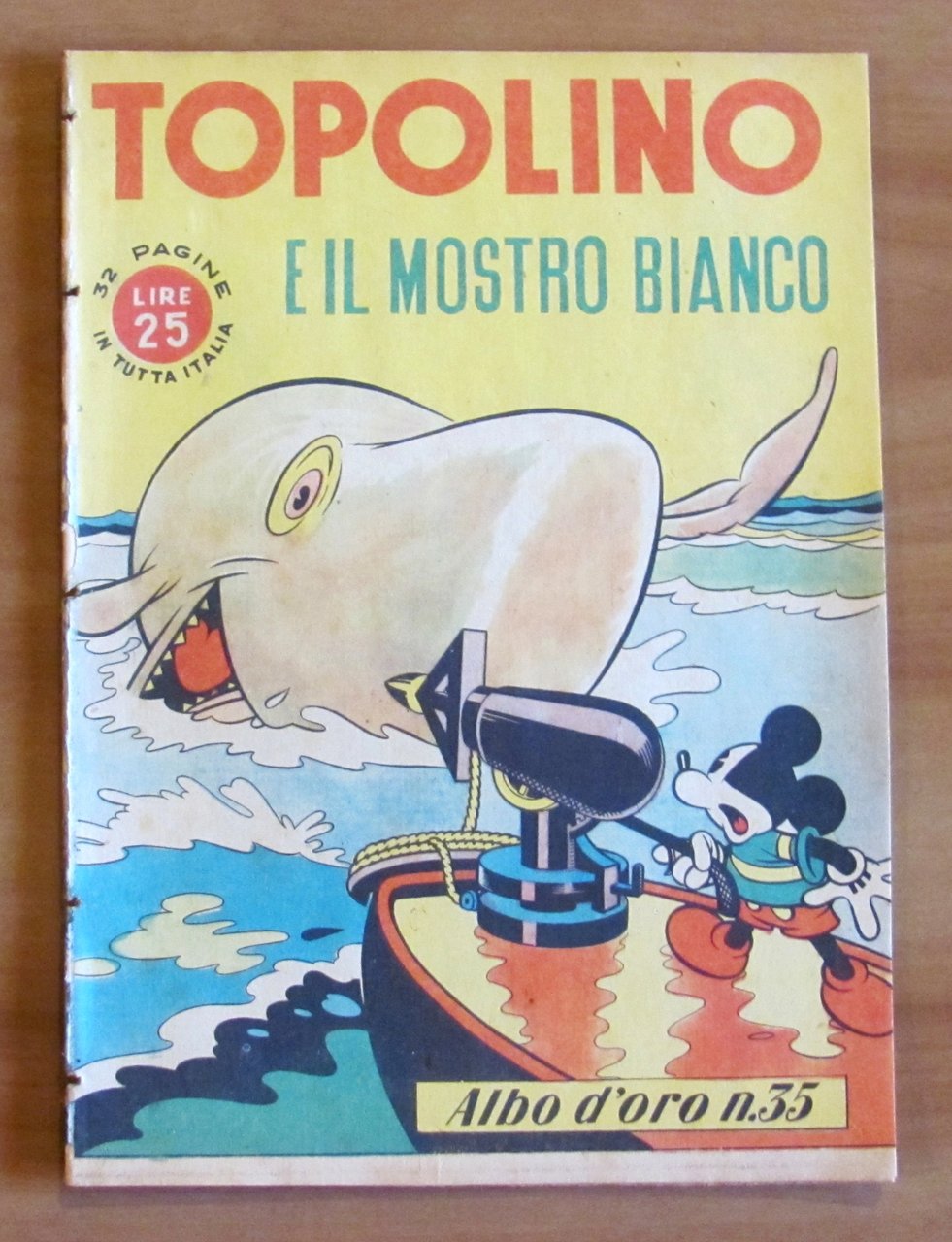 TOPOLINO E IL MOSTRO BIANCO - Albo d'Oro N.35 del …