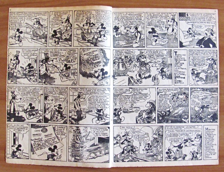 TOPOLINO E LA BARRIERA INVISIBILE - Albo d'Oro N.8, 1950 …
