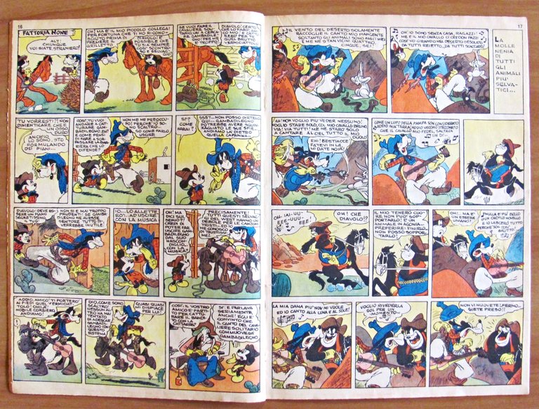 TOPOLINO E LA BARRIERA INVISIBILE - Albo d'Oro N.8, 1950 …