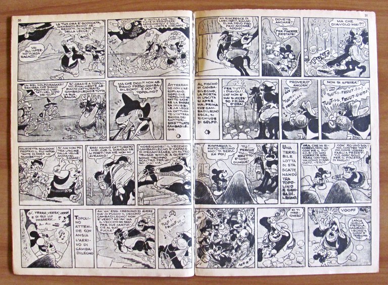 TOPOLINO E LA BARRIERA INVISIBILE - Albo d'Oro N.8, 1950 …