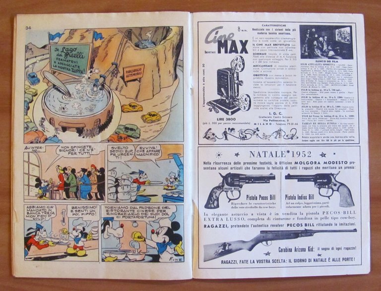 TOPOLINO E LA MANO GHIACCIATA - Albo d'Oro N.5, 1953