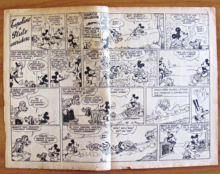 TOPOLINO E PLUTO CORRIDORE - Albo d'Oro N.38 - Prima …