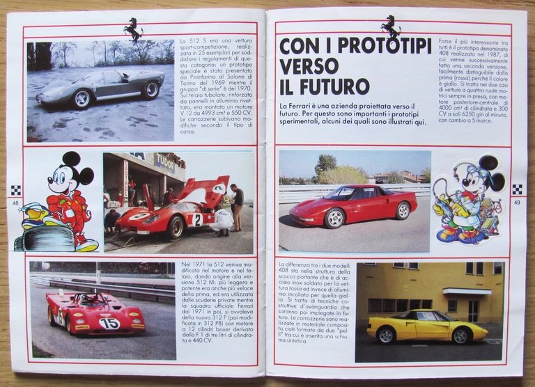 TOPOLINO FERRARI - Album Completo Allegato al N.1781, 1990
