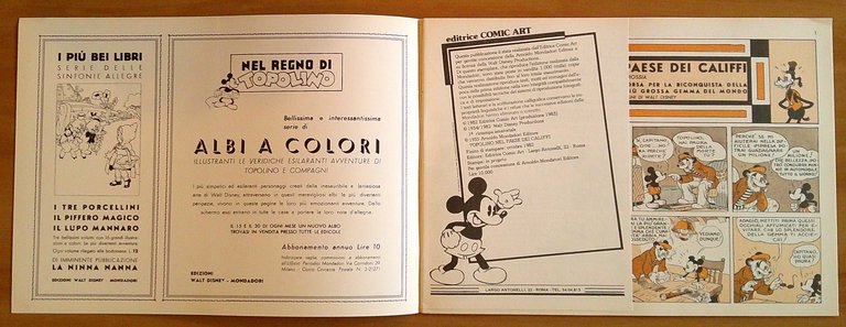 TOPOLINO NEL PAESE DEI CALIFFI - Nel regno di Topolino …