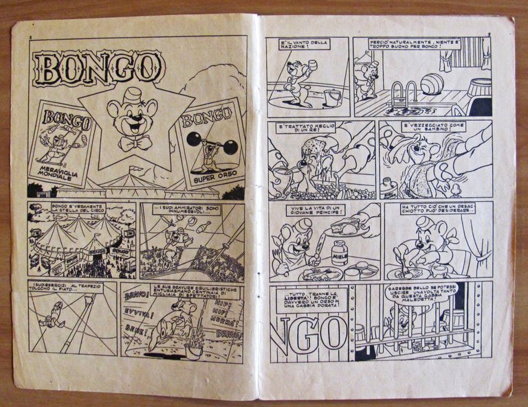 TOPOLINO Presenta: BONGO - Albo d'oro N.154, 1949