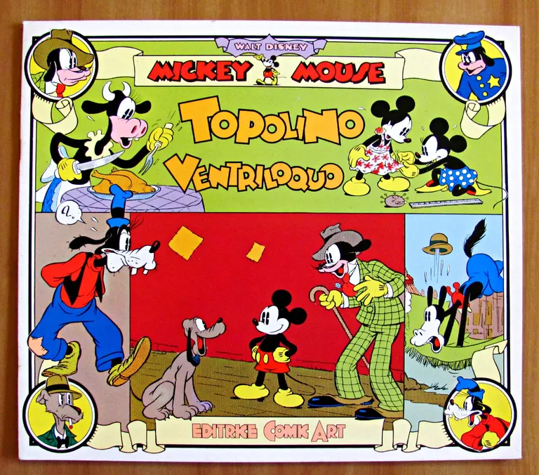 TOPOLINO VENTRILOQUO - COMIC ART