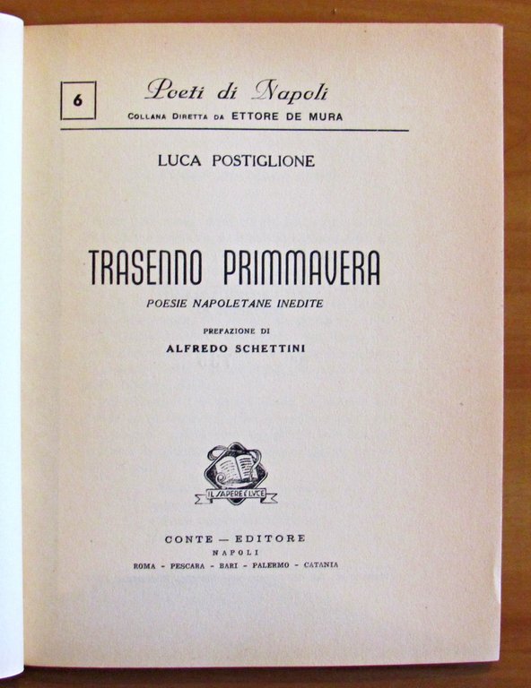 TRASENNO PRIMMAVERA - POESIE NAPOLETANE INEDITE - Collana POETI di …