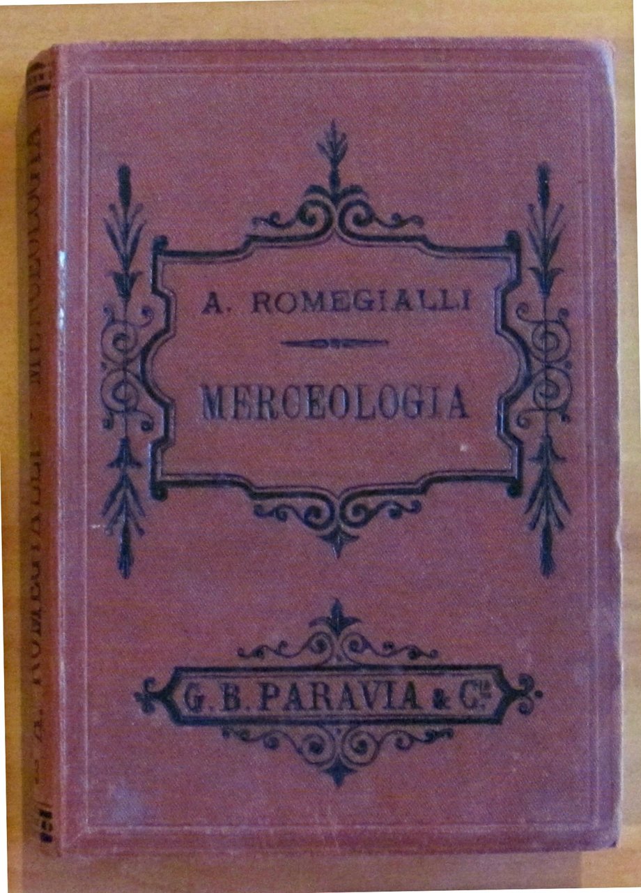 TRATTATO DI MERCEOLOGIA