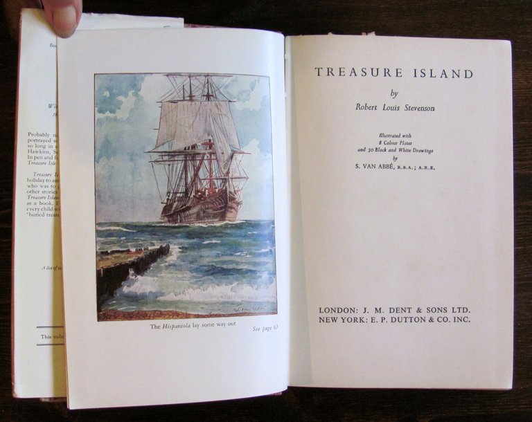 TREASURE ISLAND, 1967 - ill. S. VAN ABBE'