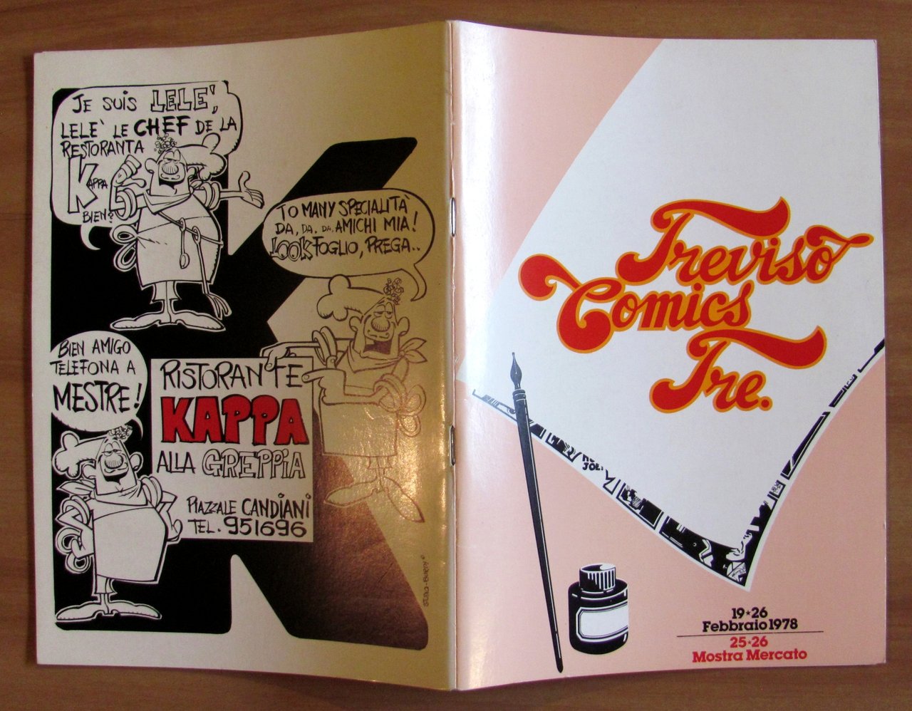 TREVISO COMICS TRE - 19/26 Febbraio 1978 - Catalogo Mostra …