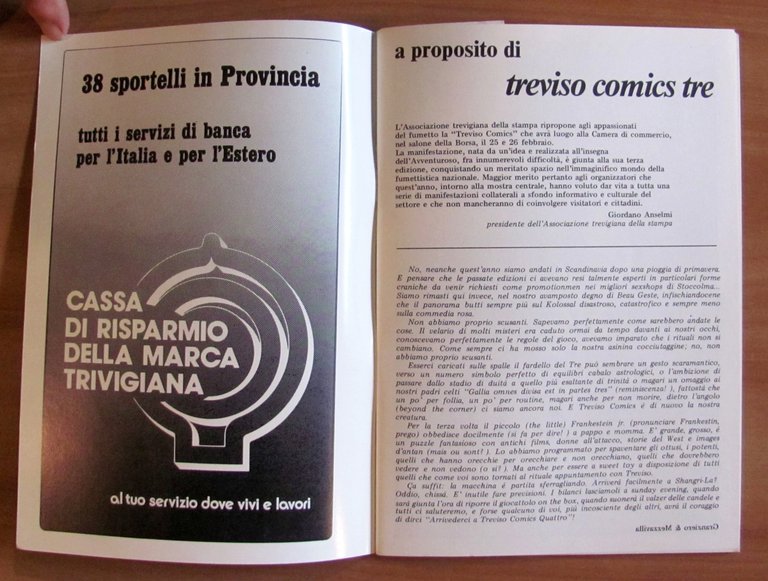 TREVISO COMICS TRE - 19/26 Febbraio 1978 - Catalogo Mostra …