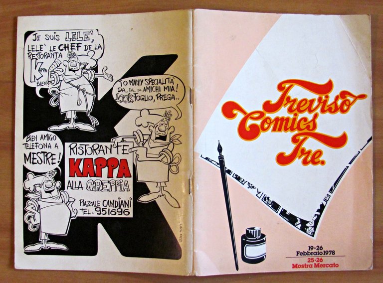 TREVISO COMICS TRE - 19/26 Febbraio 1978 - Catalogo Mostra …