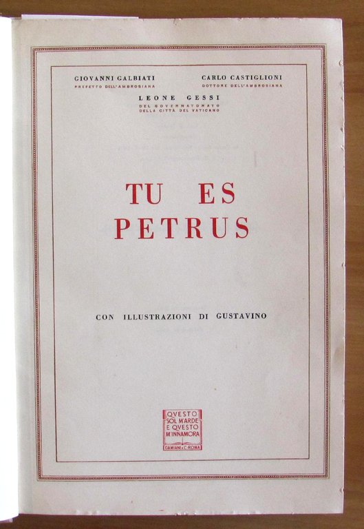 TU ES PETRUS - Tutti i Papi - Gli Anni …