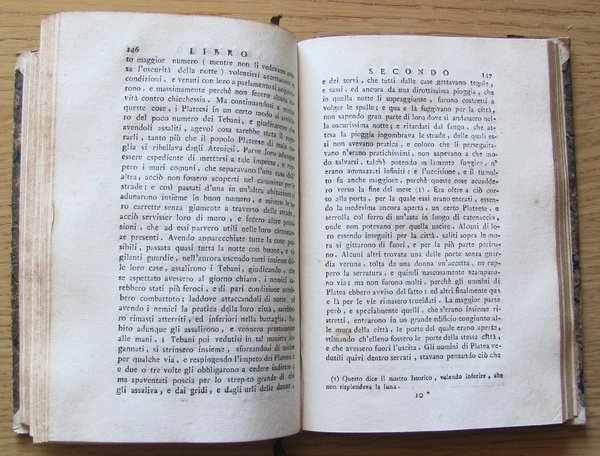 TUCIDIDE ATENIESE. COLLANA DEGLI STORICI CLASSICI GRECI VOLGARIZZATI. ROMA ED. …