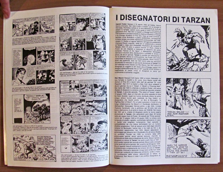 Tutti gli illustratori di TARZAN - Cronologia delle strisce giornaliere …