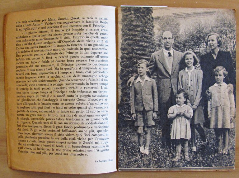 Umberto II Re d'Italia, 1946 con foto