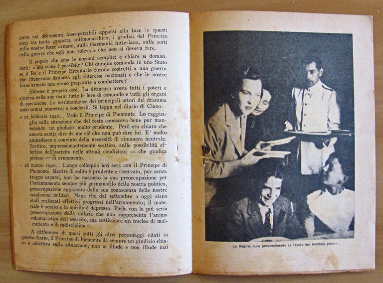 Umberto II Re d'Italia, 1946 con foto