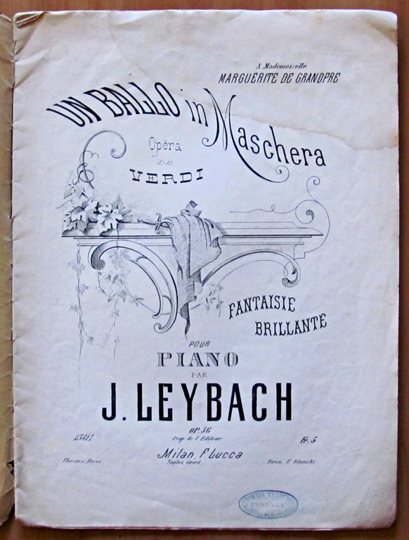 UN BALLO IN MASCHERA - Opera di Verdi - Fantaisie …