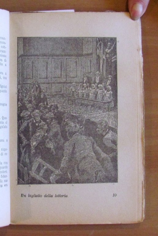 UN BIGLIETTO DELLA LOTTERIA, s.d. 1910 ca. - ill. ROUX