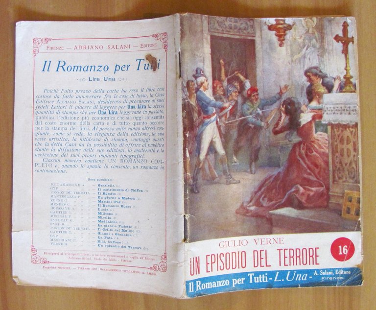UN EPISODIO DEL TERRORE - Il Romanzo per Tutti N.16
