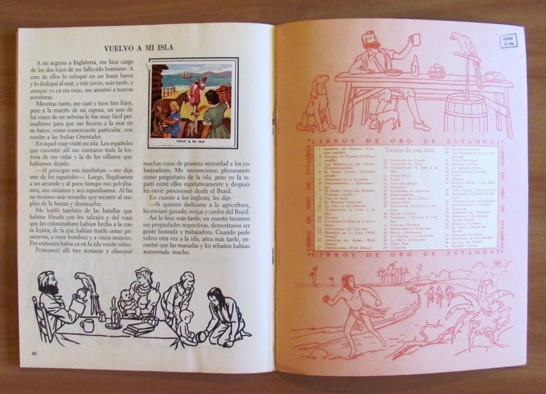 UN LIBRO DE ORO DE ESTAMPAS - ROBINSON CRUSOE - …