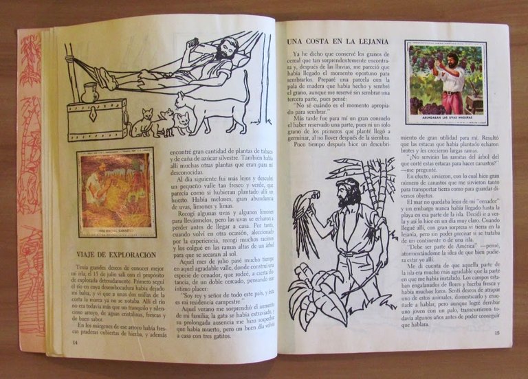 UN LIBRO DE ORO DE ESTAMPAS - ROBINSON CRUSOE - …