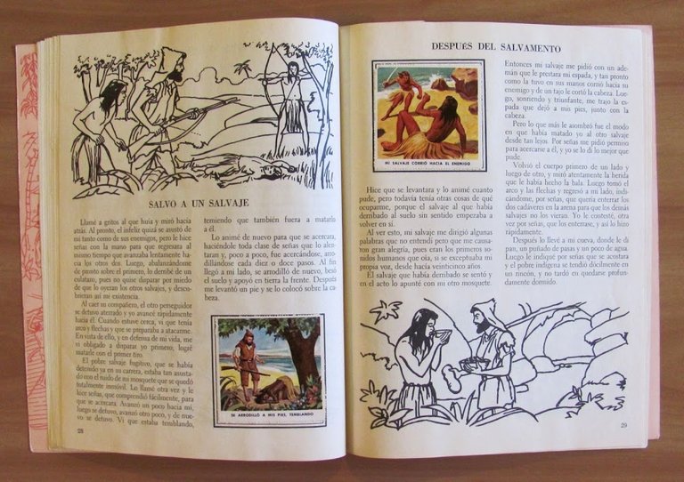 UN LIBRO DE ORO DE ESTAMPAS - ROBINSON CRUSOE - …