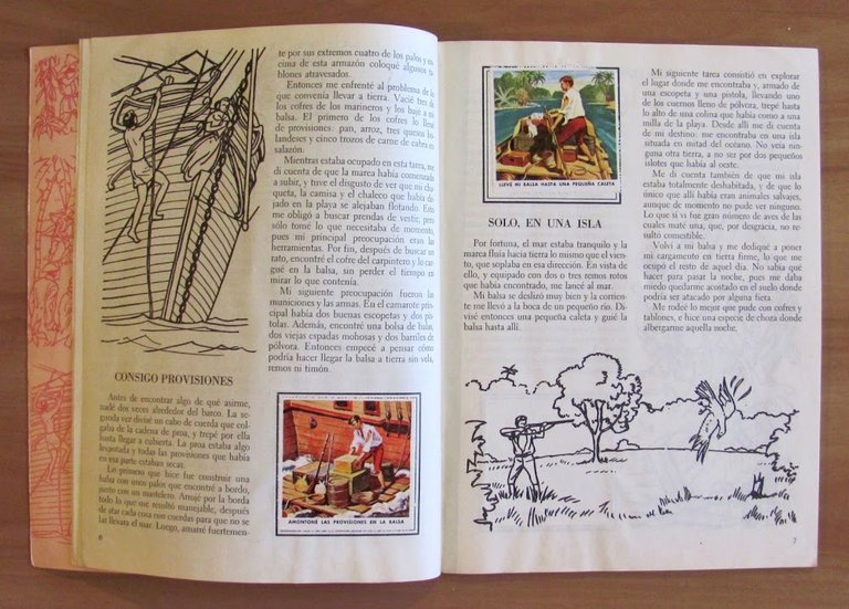 UN LIBRO DE ORO DE ESTAMPAS - ROBINSON CRUSOE - …