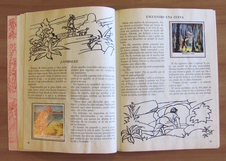 UN LIBRO DE ORO DE ESTAMPAS - ROBINSON CRUSOE - …