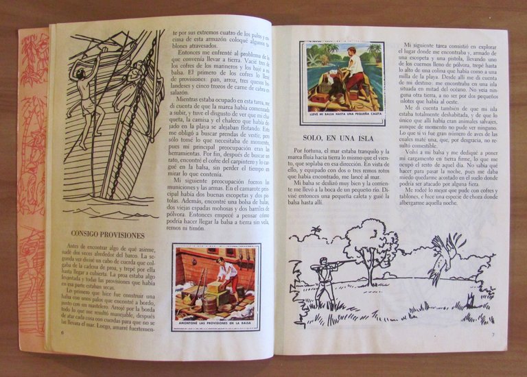 UN LIBRO DE ORO DE ESTAMPAS - ROBINSON CRUSOE - …