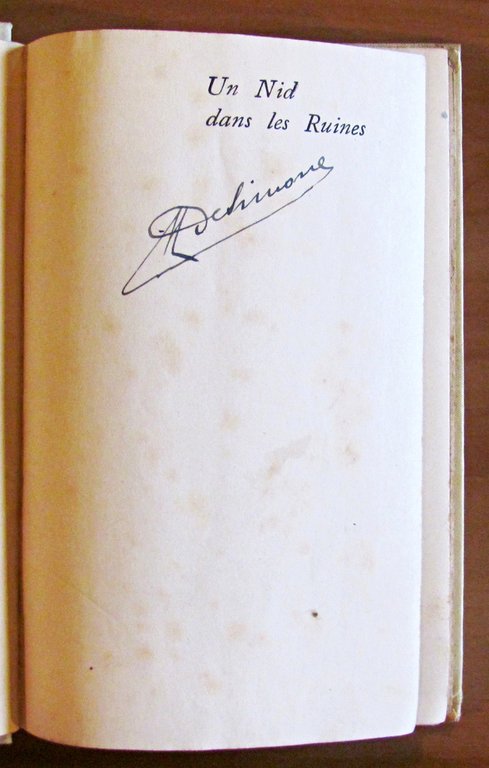 UN NID DANS LES RUINES - Collection Nelson
