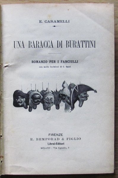 UNA BARACCA DI BURATTINI, 1903 - ill. SARRI