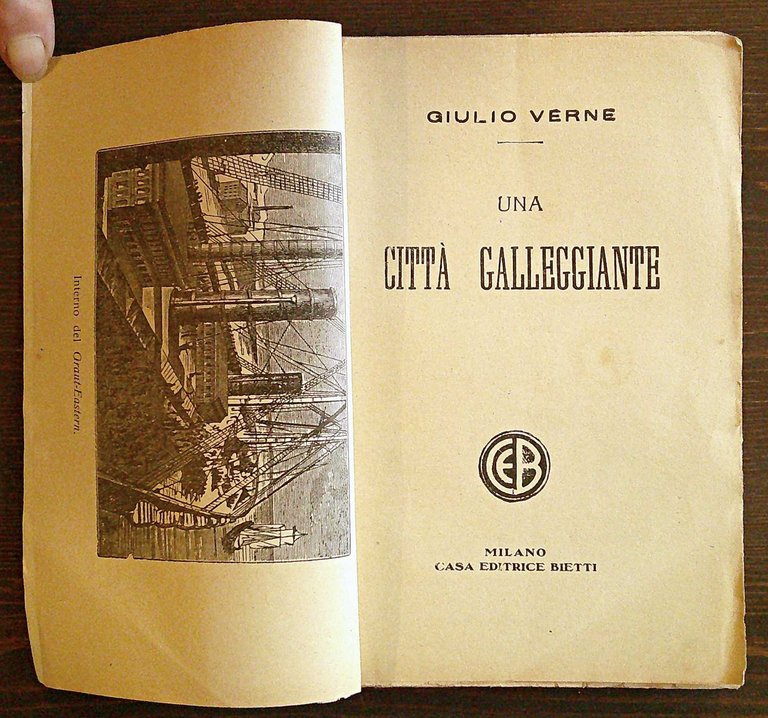 UNA CITTA' GALLEGGIANTE, anni '20 - cop. di Paoletti