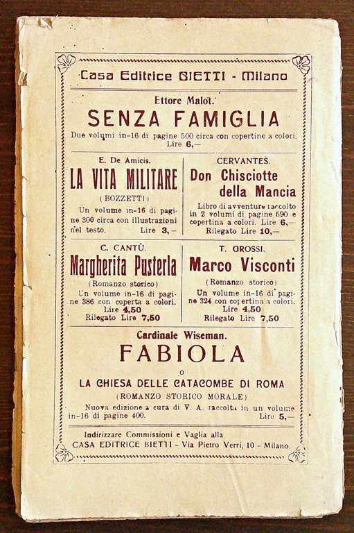 UNA CITTA' GALLEGGIANTE, anni '20 - cop. di Paoletti