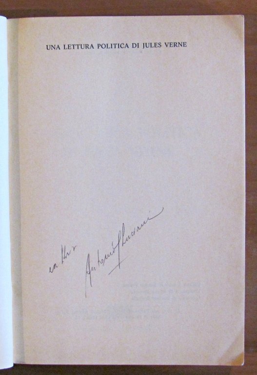 UNA LETTURA POLITICA DI JULES VERNE - Collana Confini, 1976 …